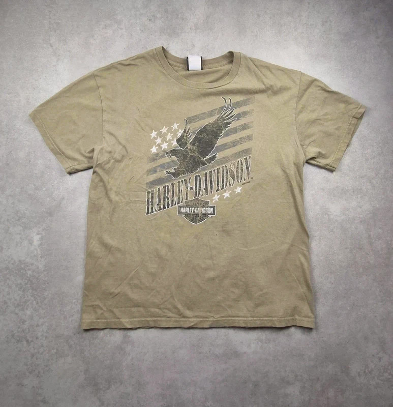 Tee-shirt Harley davidson Vert Kaki taille XL
