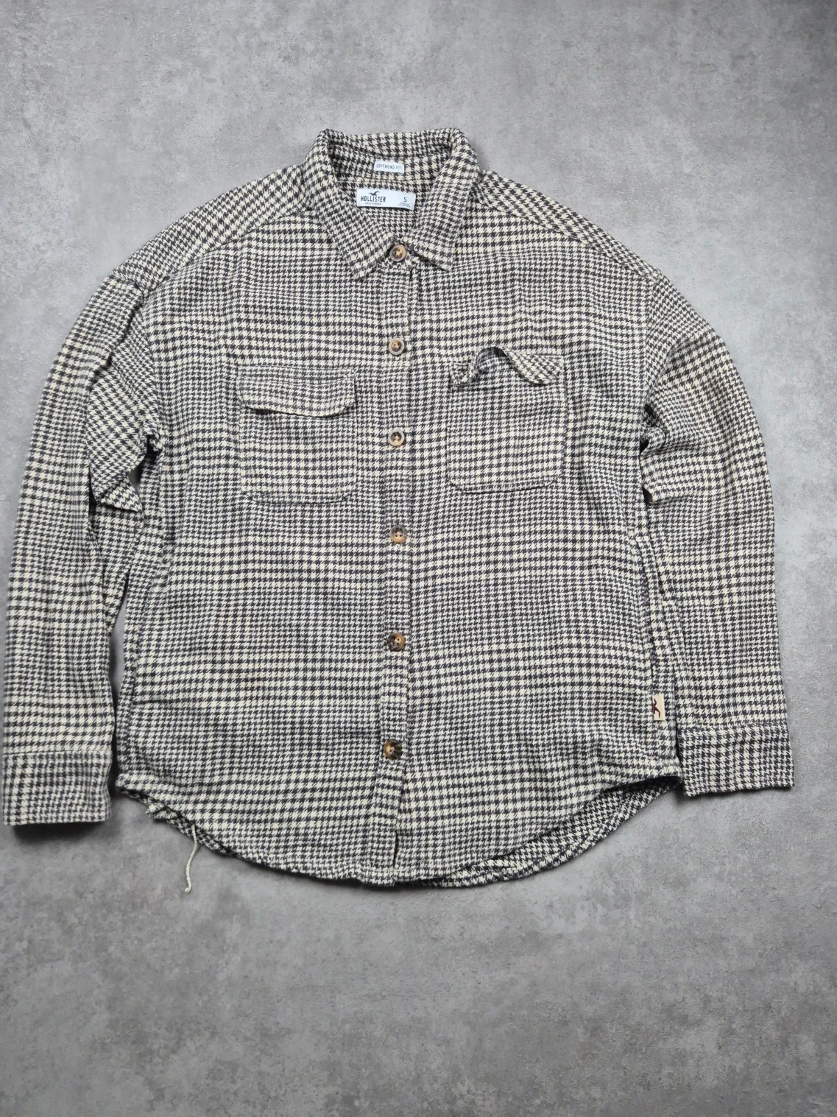Chemise manche longue Hollister Blanc taille S