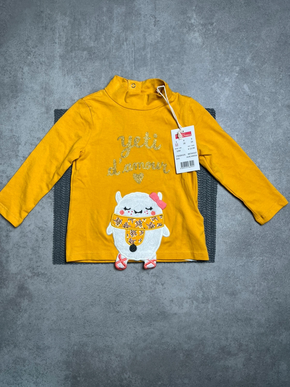 Tee shirt du pareil au même 12 mois
