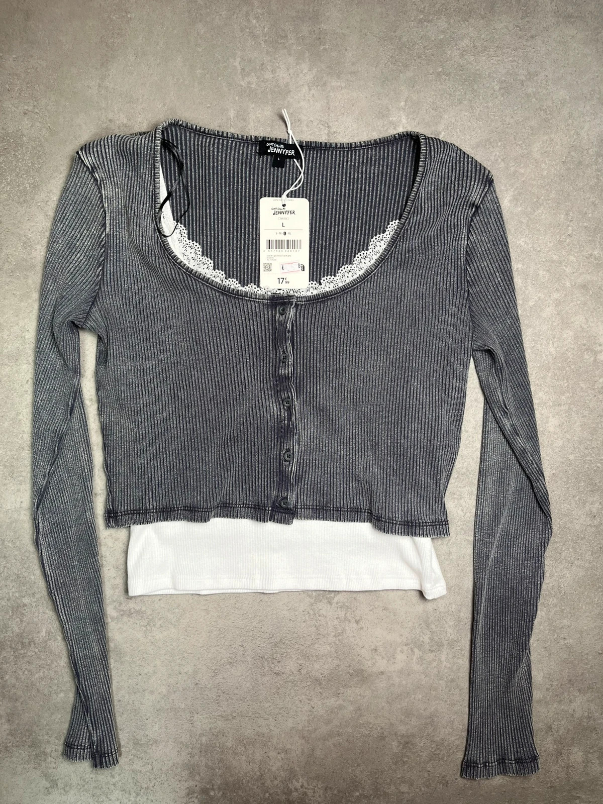 Tee shirt gris Jennifer taille L