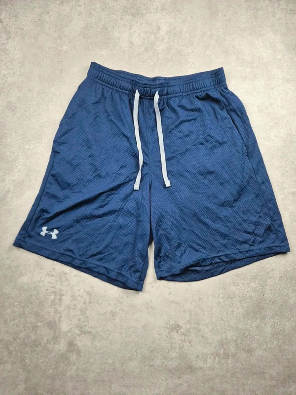 Short de sport Under armour Bleu Marine taille M