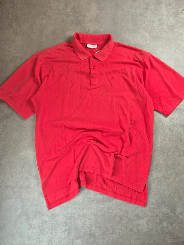 Polo vintage Adidas Rouge taille XL