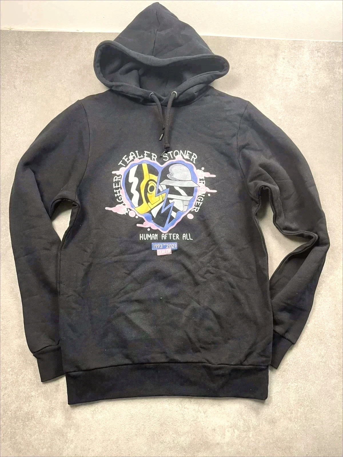 Hoodie Tealer x Daft punk Noir S