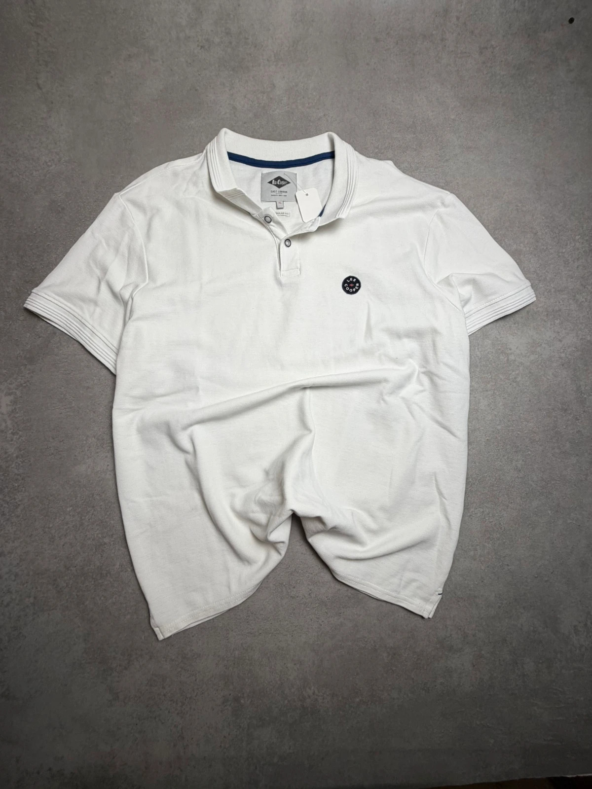 Polo Lee cooper regular Blanc taille XL
