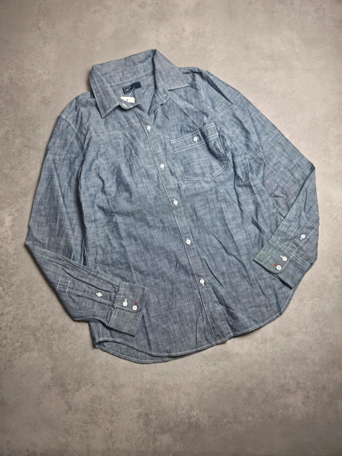 Chemise manche longue Gap Gris taille M