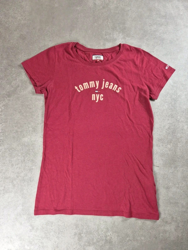 Tee-shirt femme Tommy hilfiger Bordeaux taille M