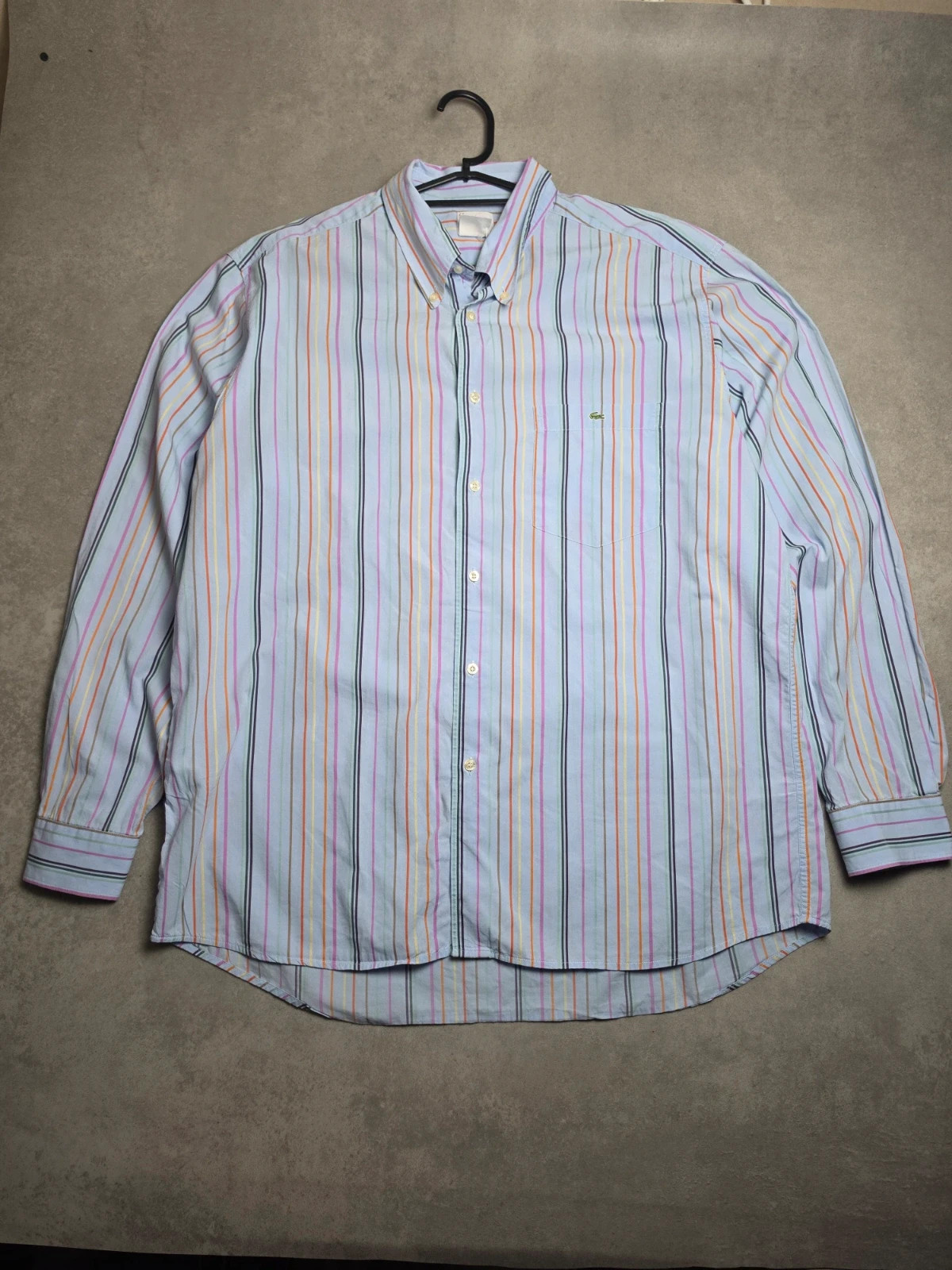 Chemise à rayure lacoste taille XL