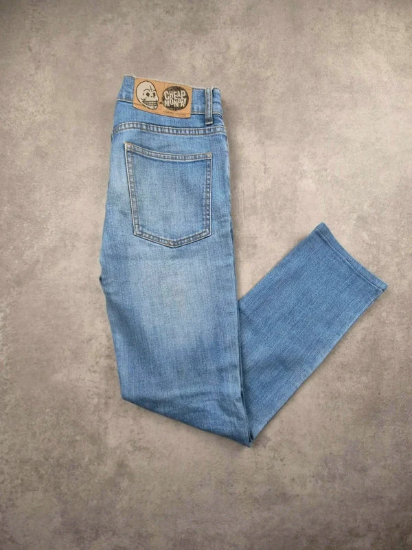 Jeans droit Cheap monday Bleu taille 40