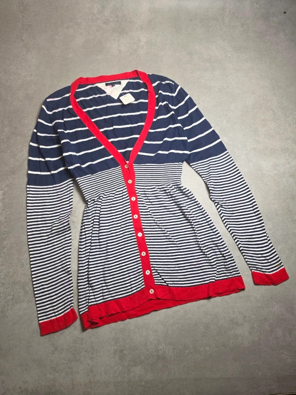 Pull robe Tommy hilfiger Marine, Blanc taille L