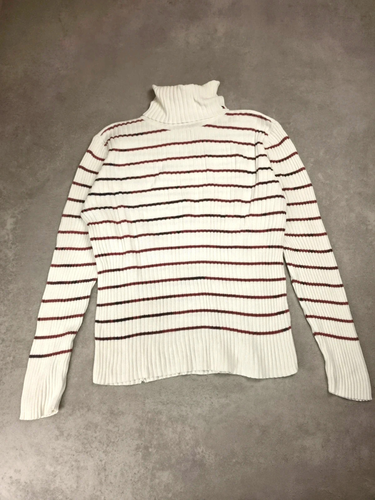 Pull col roulé Tommy hilfiger Blanc taille L