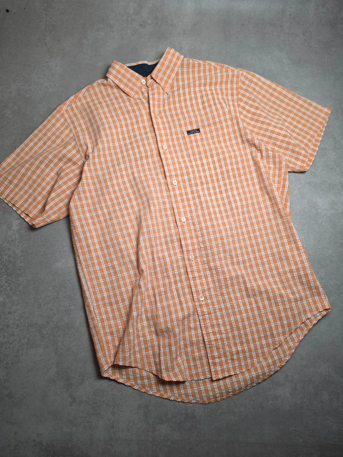 Chemise à careau Chaps by ralph lauren Orange taille M
