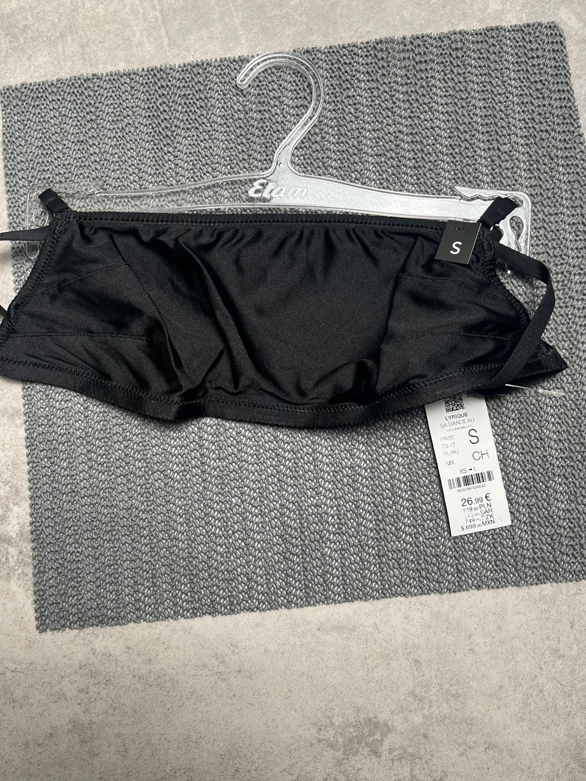 Bandeau Etam Noir taille S
