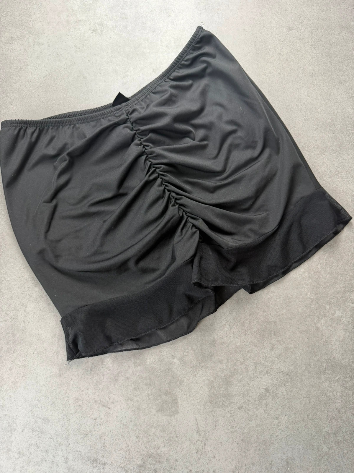 Short jupe SHEIN noir drapé taille M SH039
