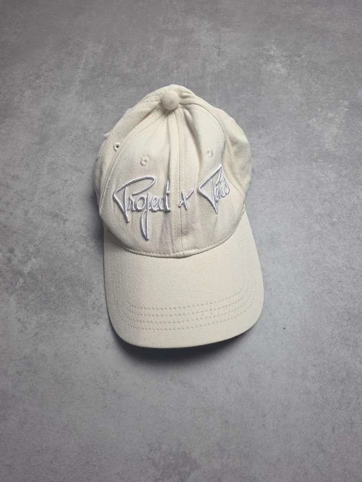 Casquette Project X Paris Beige Crème Logo Signature Brodé Ajustable
