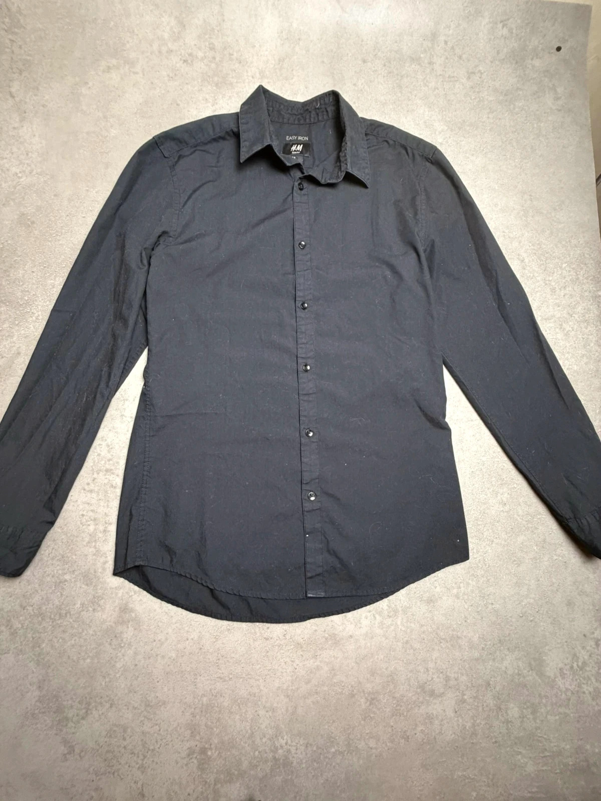 Chemise manche longue H&m Noir taille S HM143