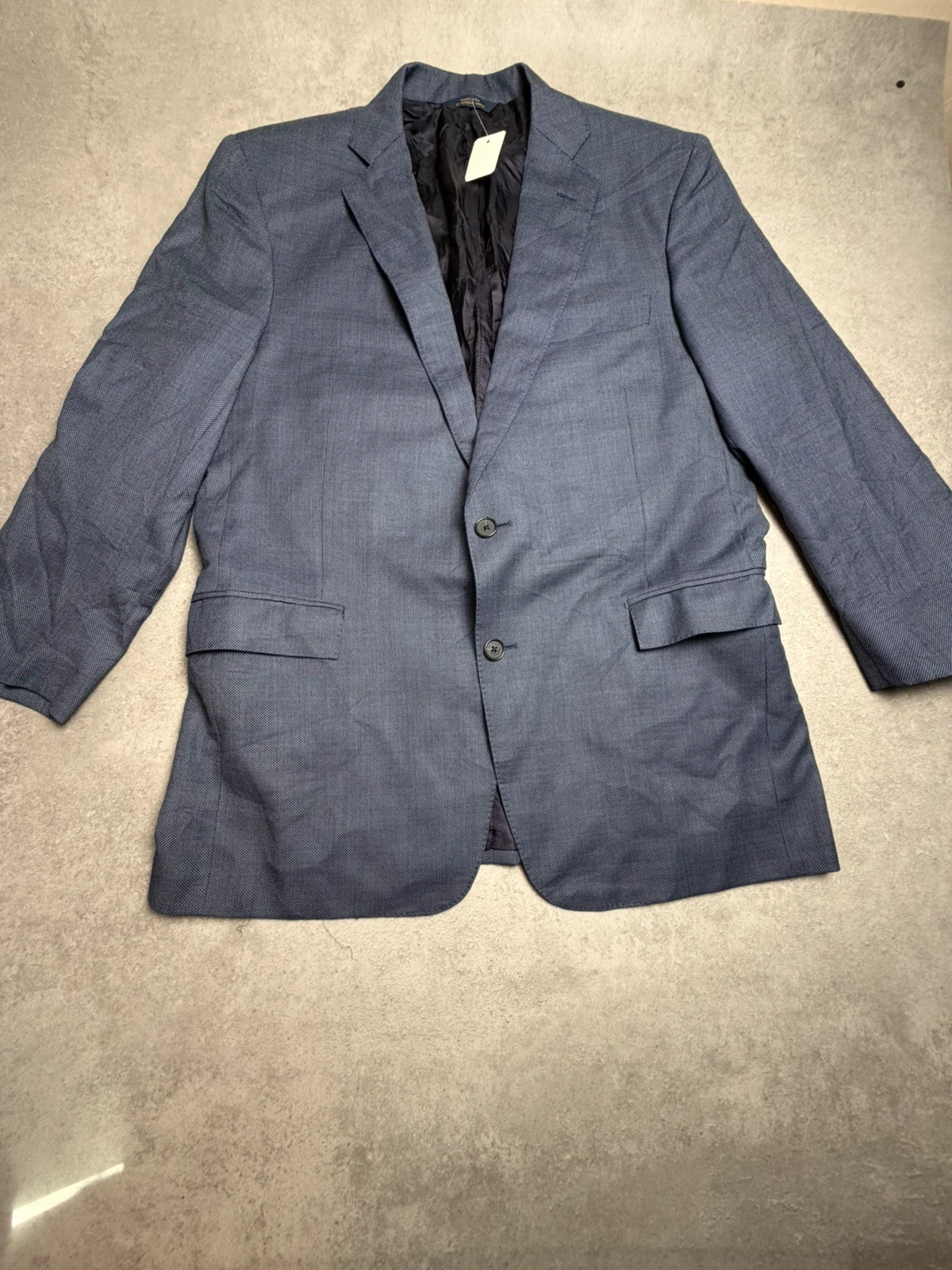 Blazer Imported fabric Marine taille 46 BB136