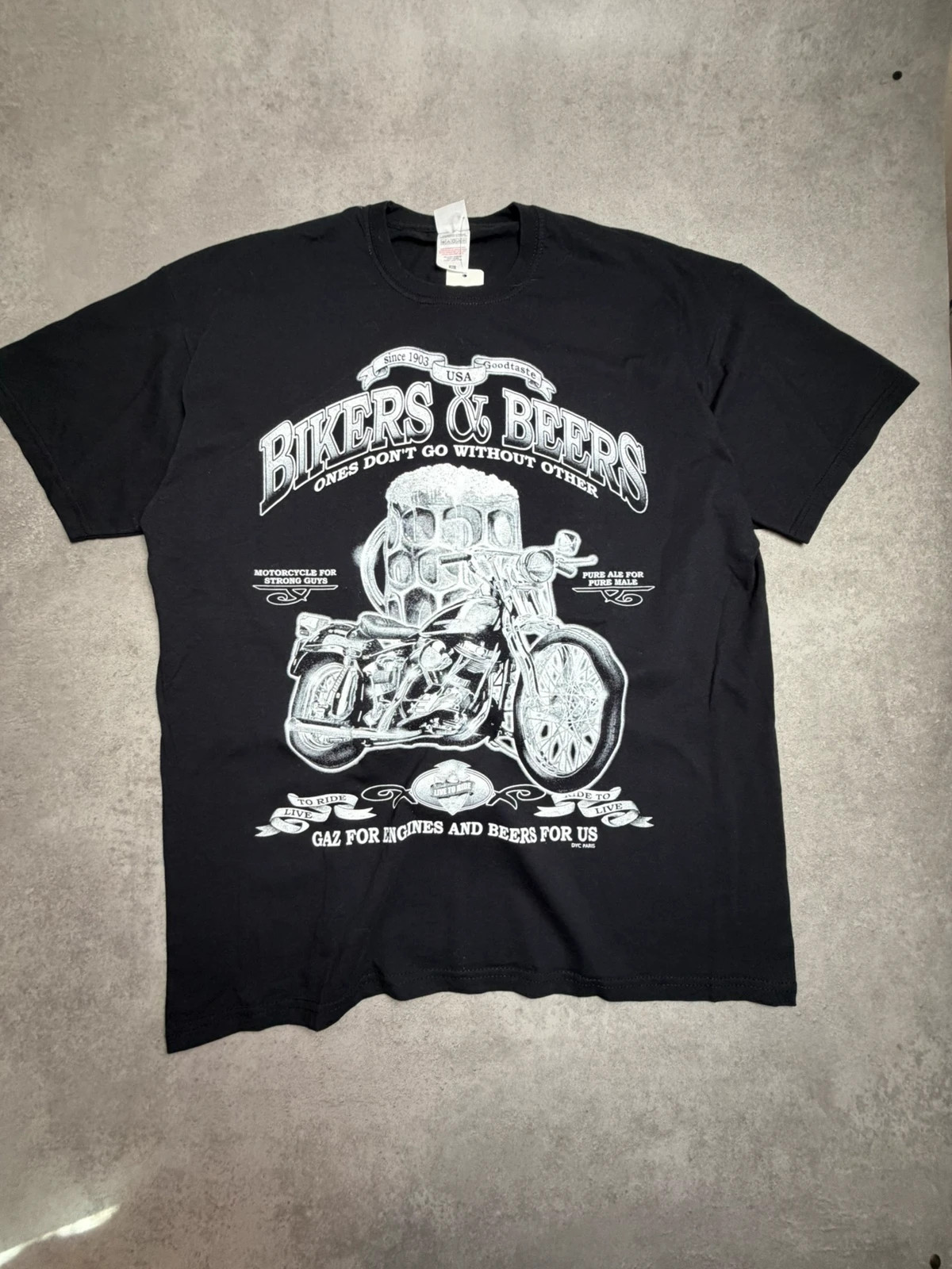 Tee shirt Fruit of the loom Noir taille XL FOTL101