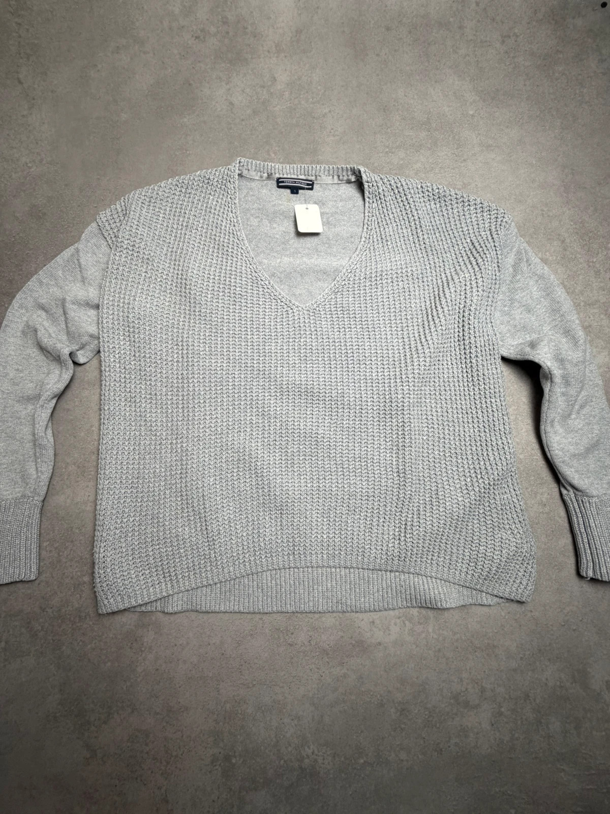 Pull fin Tommy hilfiger Gris taille S PTH0566