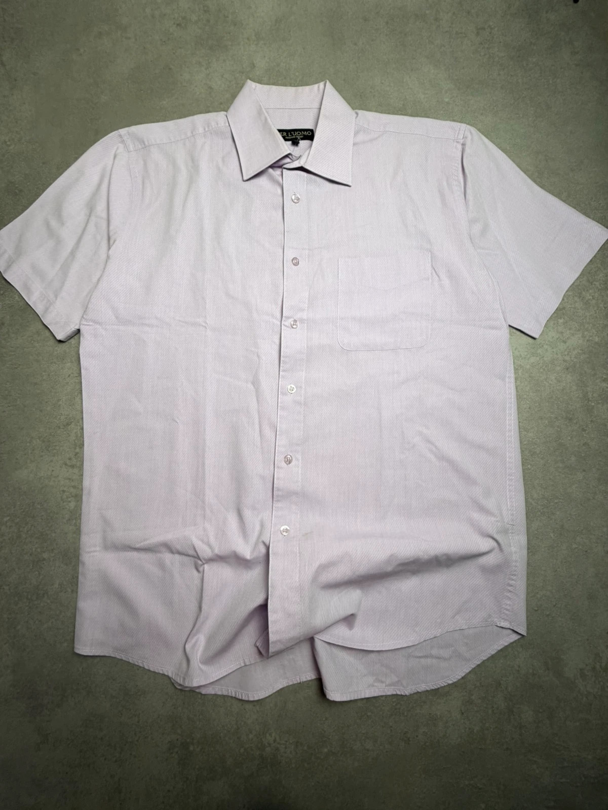 Chemise homme manches courtes gris clair XL ART366
