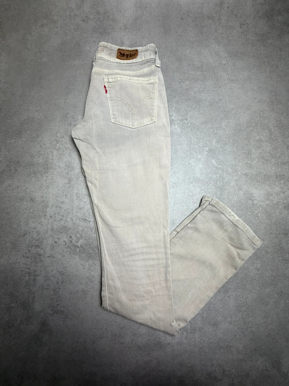 Jeans slim fit Levis 571 Gris taille 38 LEVI2236