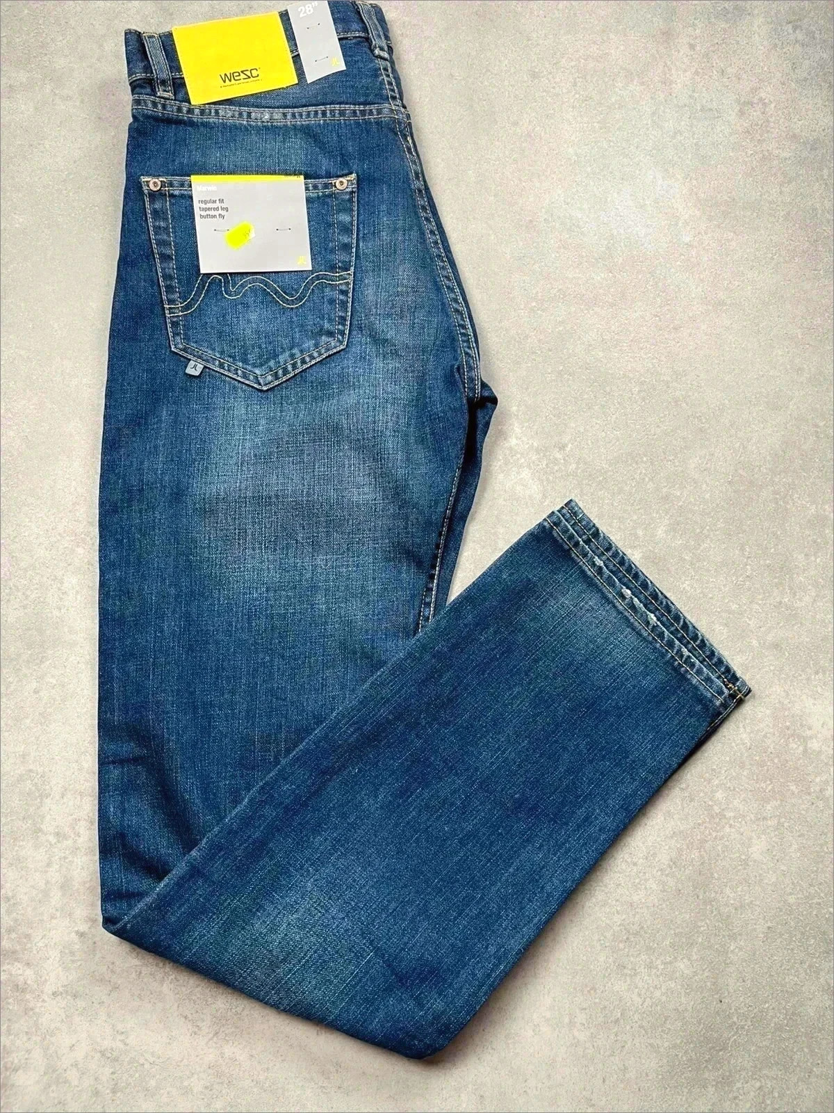 Jeans droit Wezc Bleu 36 FR