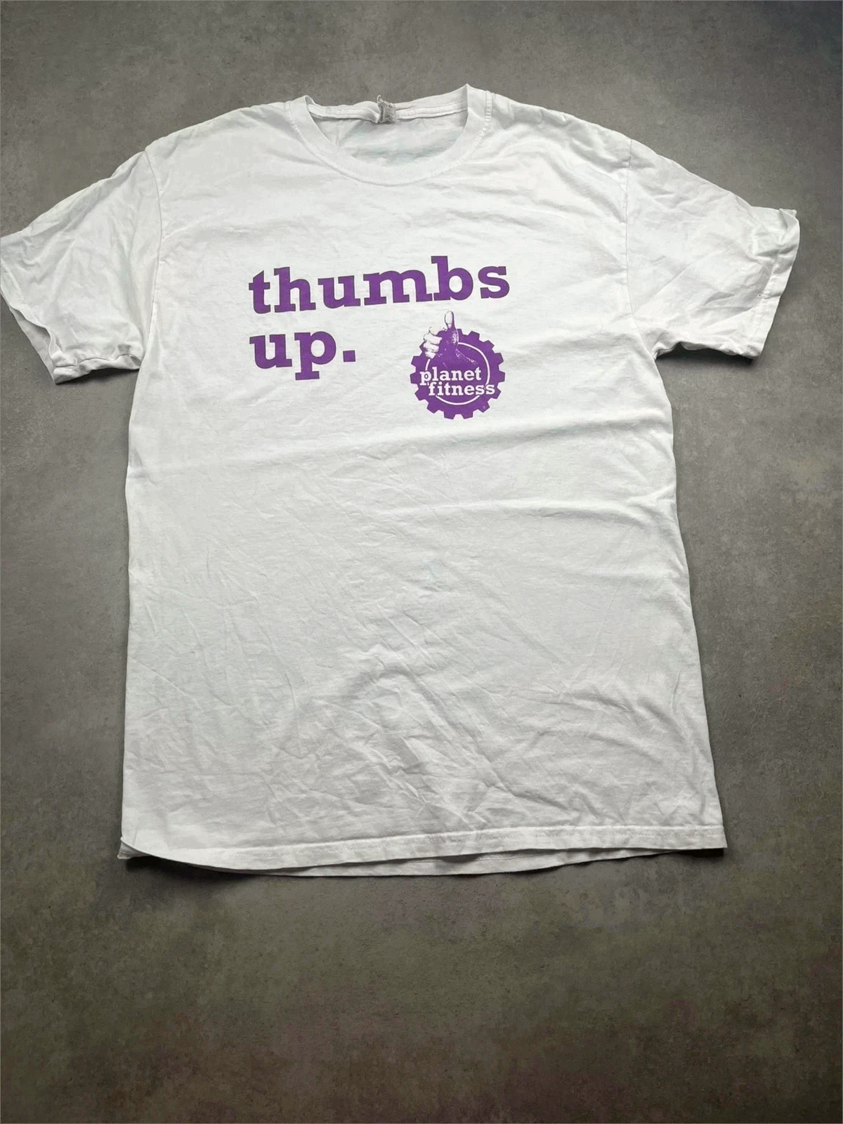 Tee-shirt Fruit of the loom Thumbs up. Blanc taille M