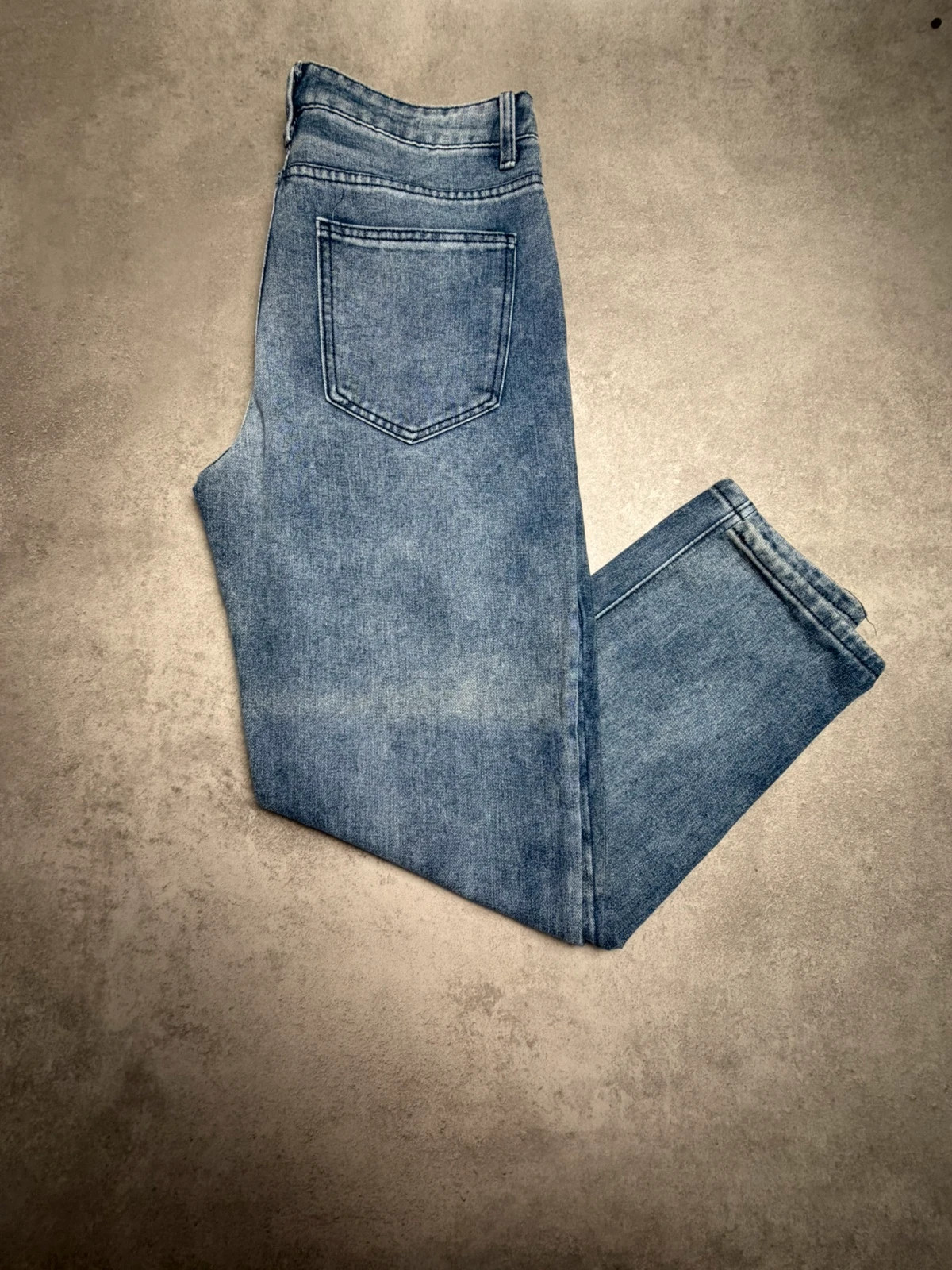 Jeans skinny Shein Bleu taille 38 RO109