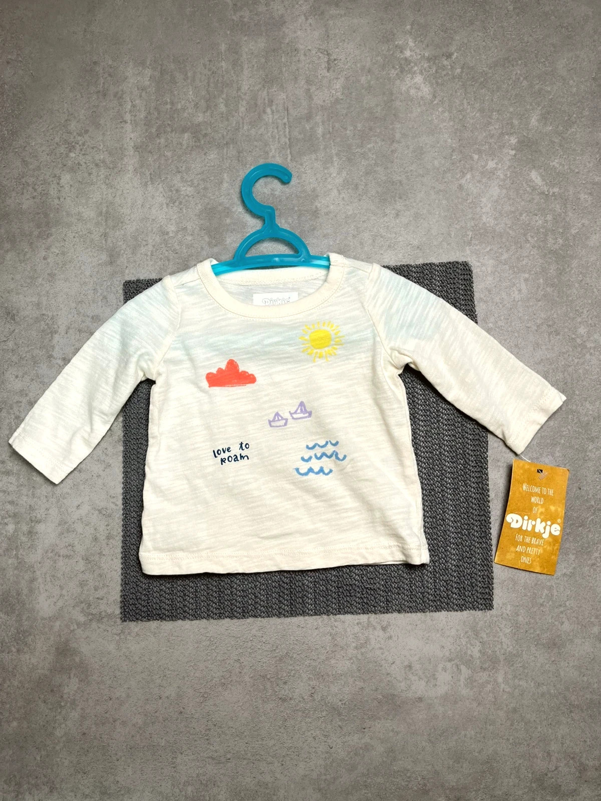 Tee shirt blanc dirkje taille 3mois