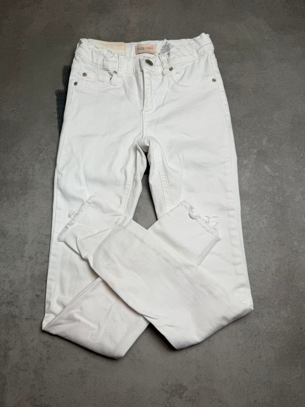 Jeans slim Only Blanc taille 10 ANS OL.