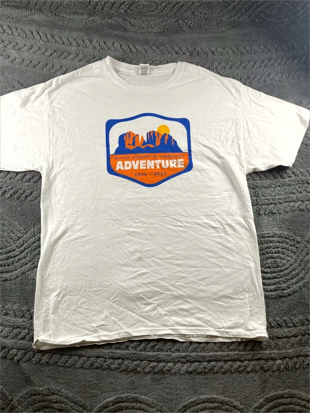 Tee-shirt blanc Fruit of the Loom – Taille L