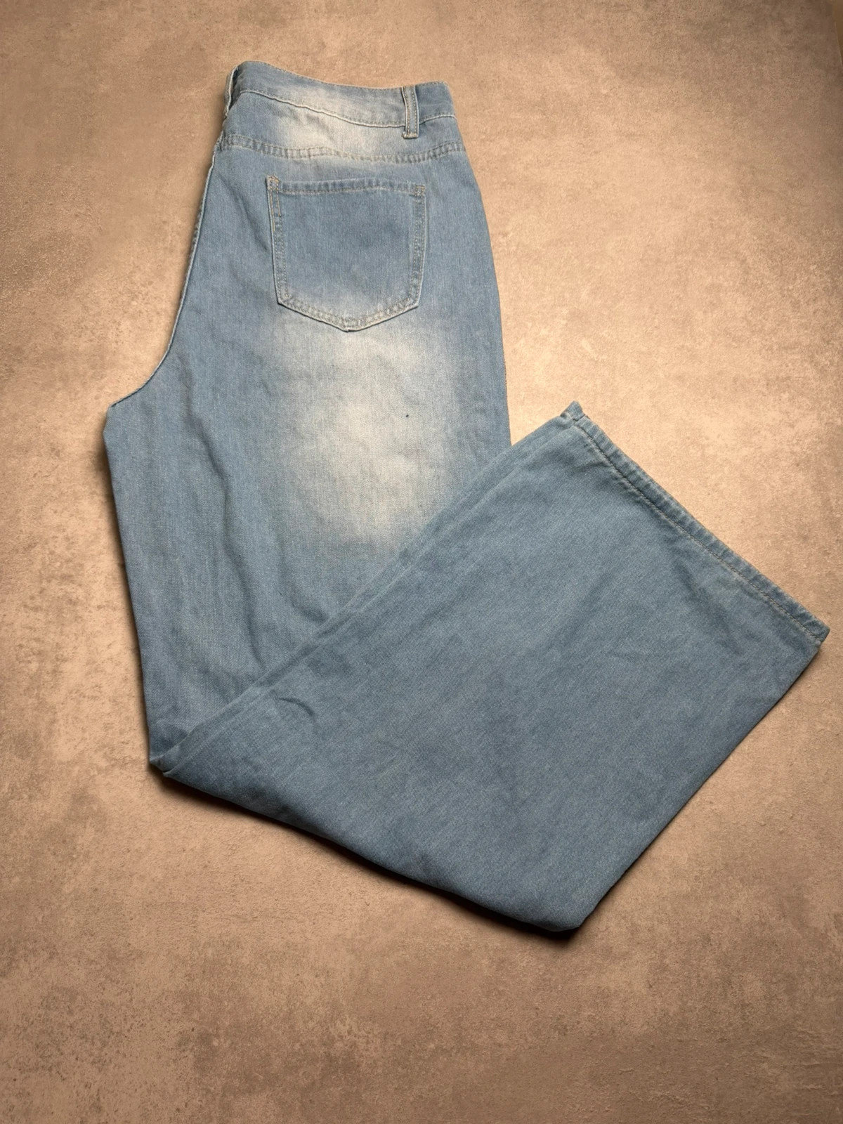 Jeans droit Bleu Clair taille 44 JEA169