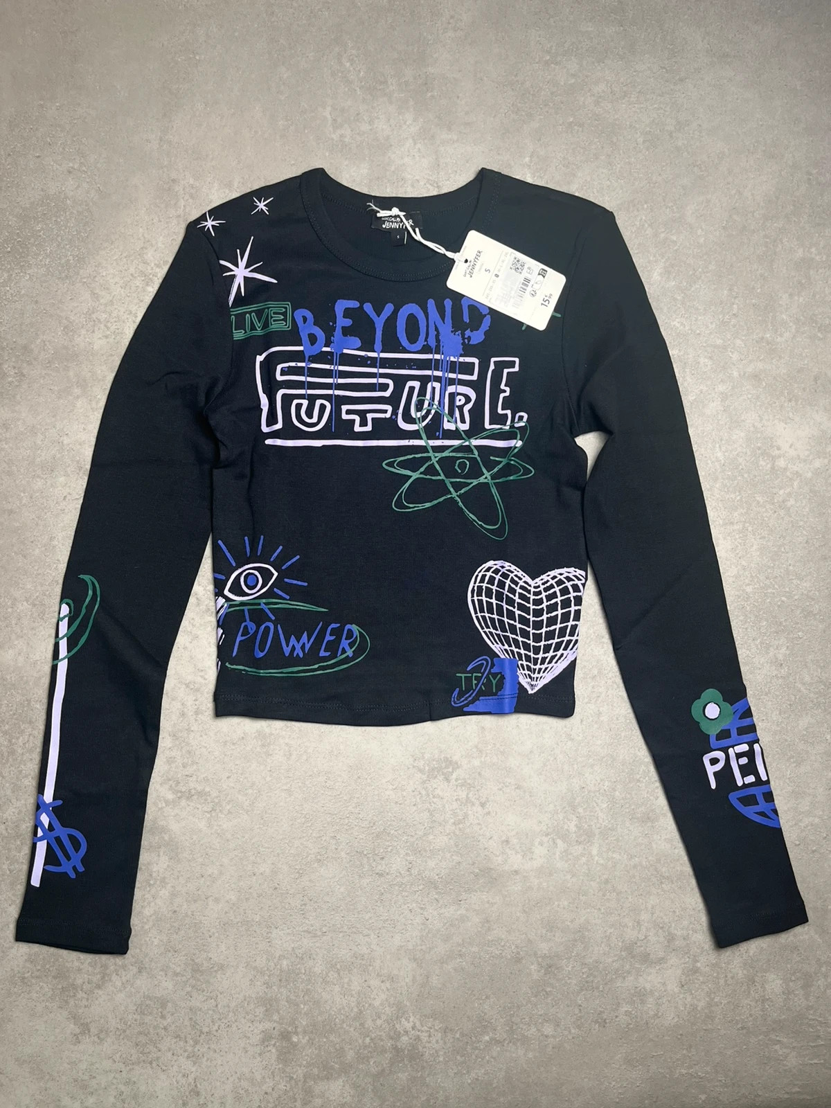 Tee shirt noir Jennifer taille S JE0503