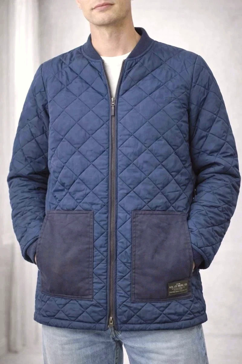 Manteau matelassé Lee Bleu Marine taille S LE101