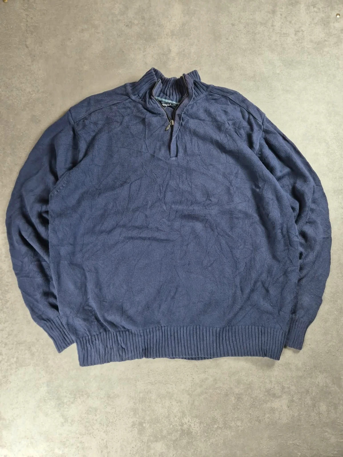 Pull halfzip Northern isled Bleu Marine taille L NI0898