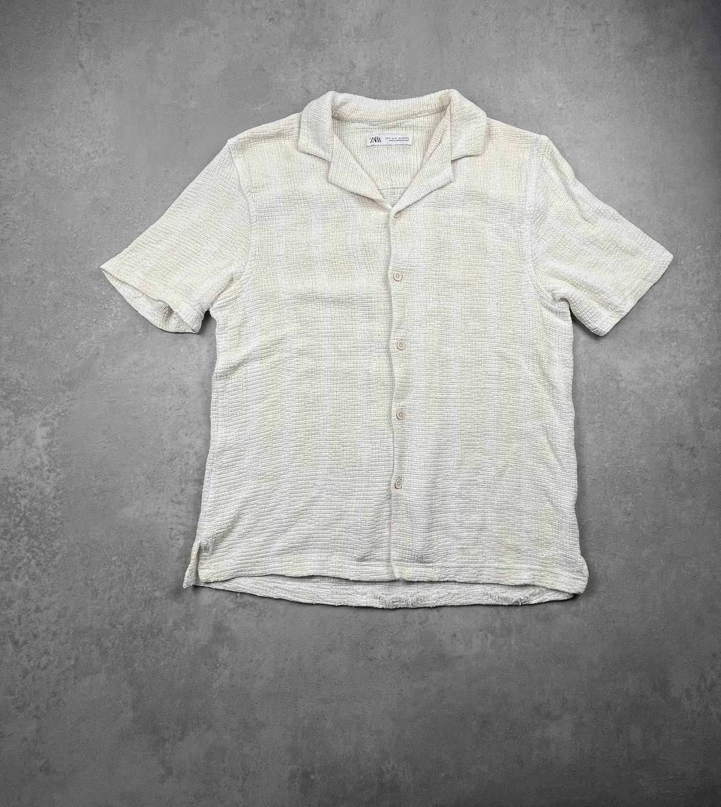 Chemise Zara Beige taille S QSC213