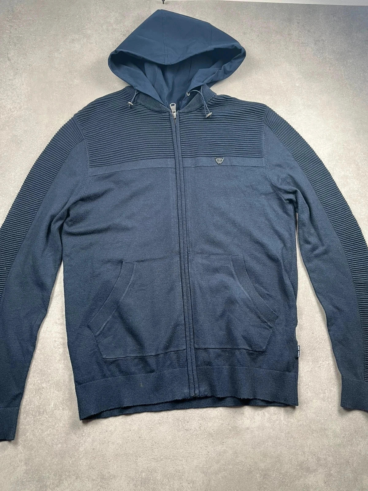 Veste à capuche zippée Kaporal Bleu Marine taille M