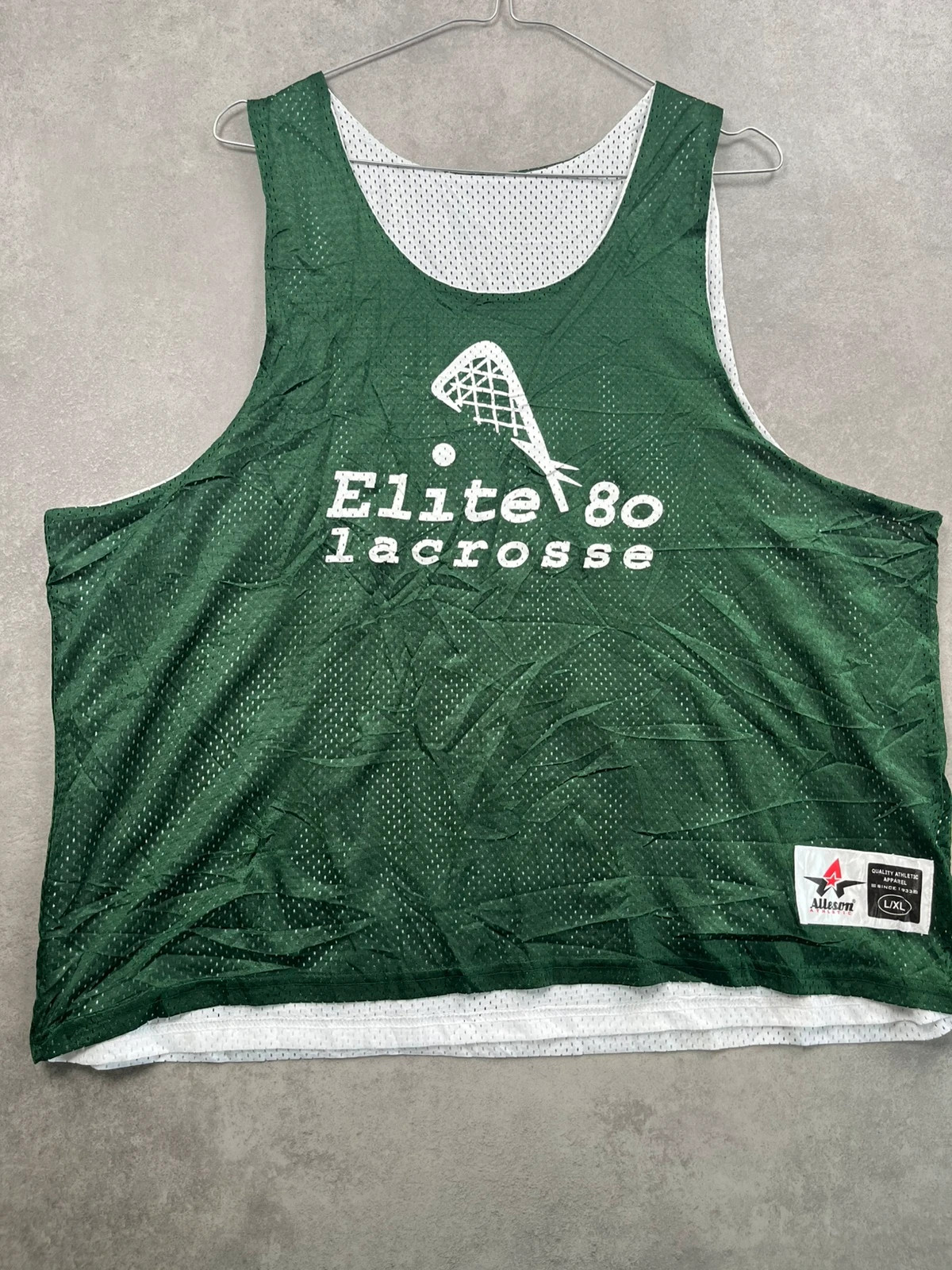 Maillot de basket Alleson Vert Taille L/XL