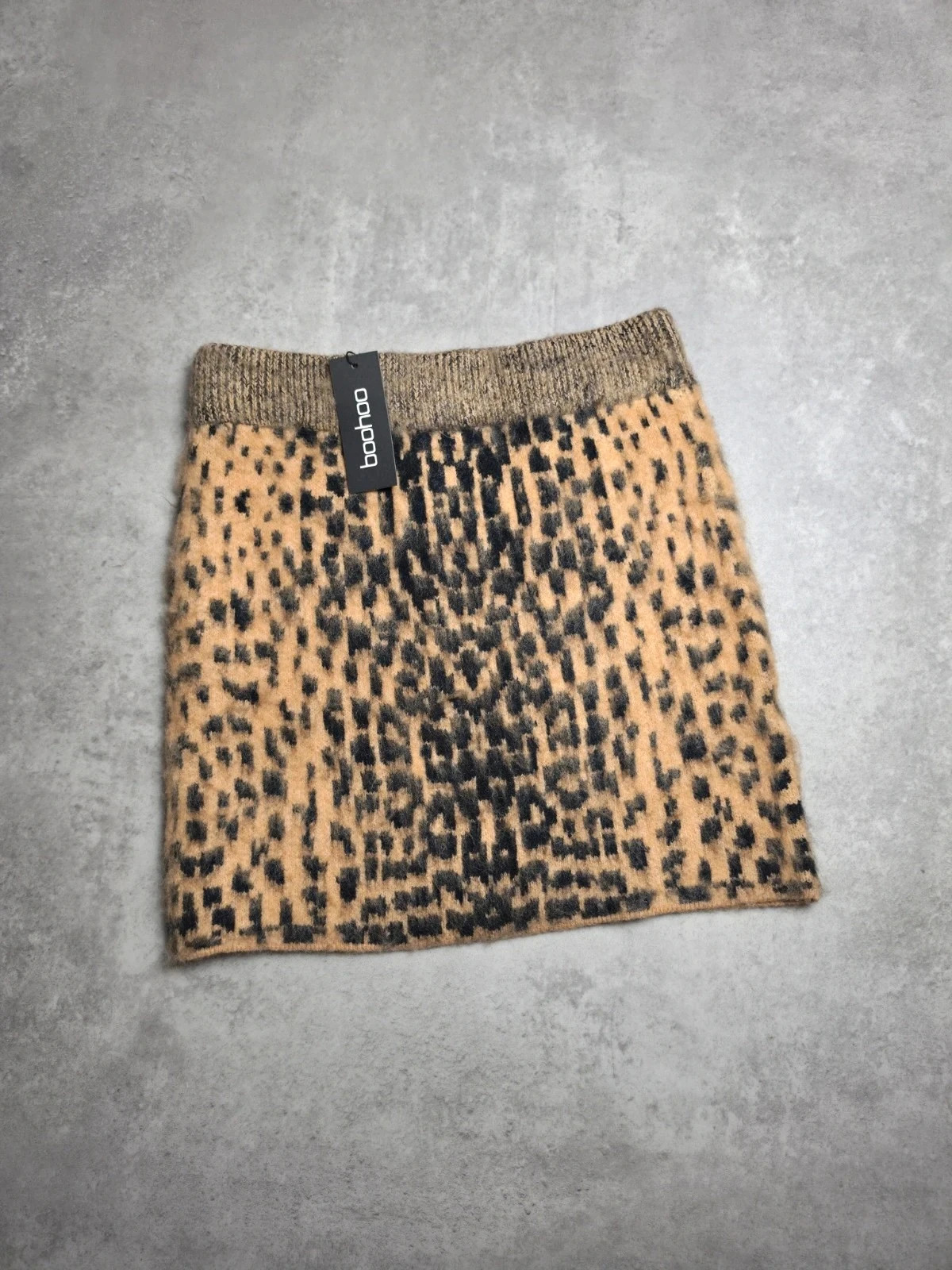 Jupe Boohoo Beige, Crème taille S JU