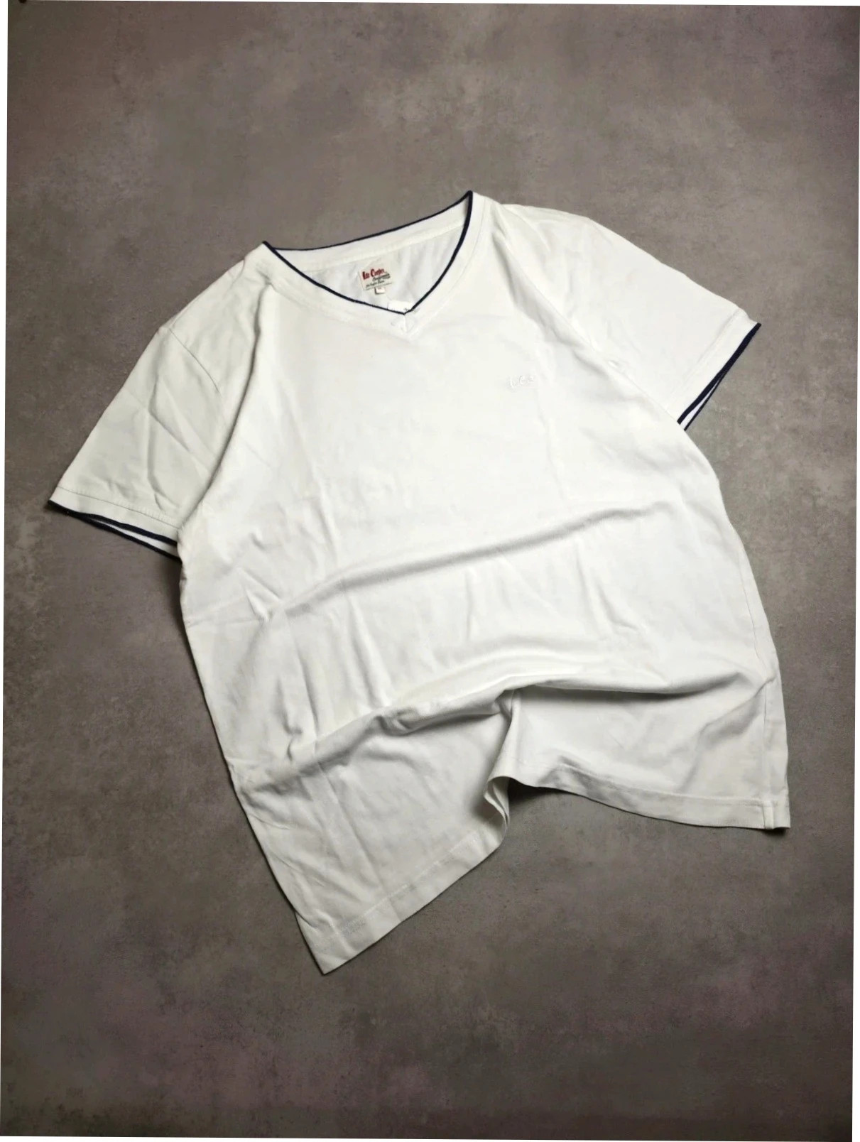 Tee-shirt uni Lee cooper Blanc taille XL LEC240