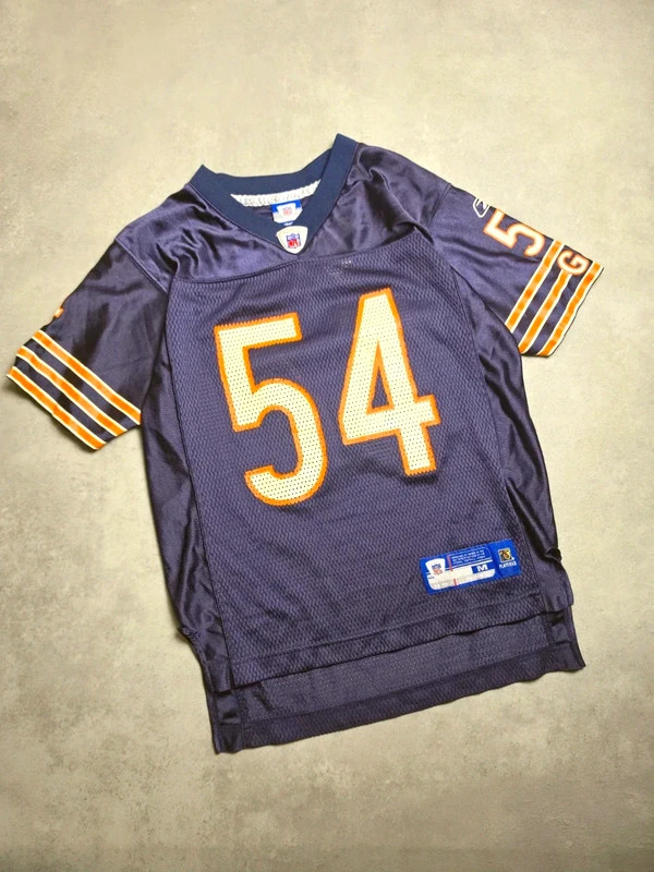 Jersey urlacher 54 Reebok nfl Bleu taille XS/S JRE162