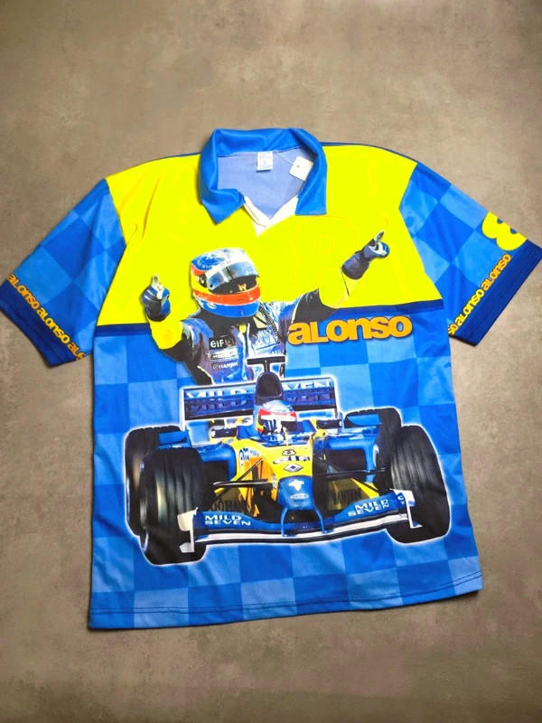 Maillot fernando alonso Mara Bleu taille XL MARA121