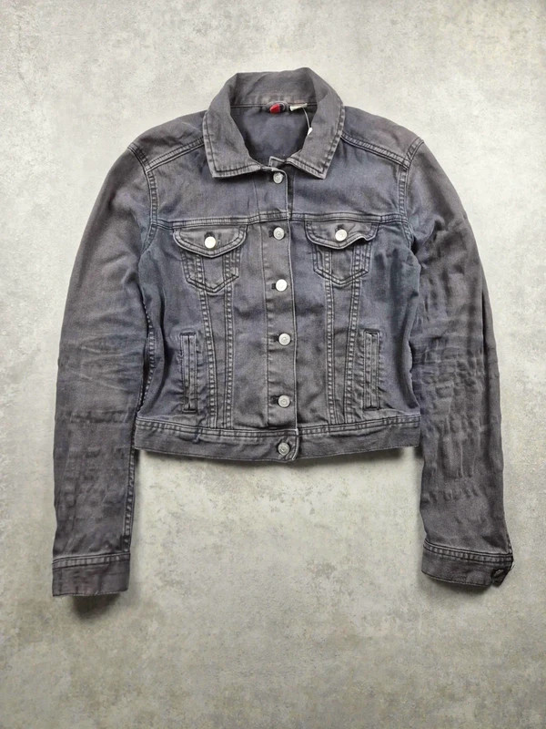 Veste en jean H&m Noir taille 38 DD113