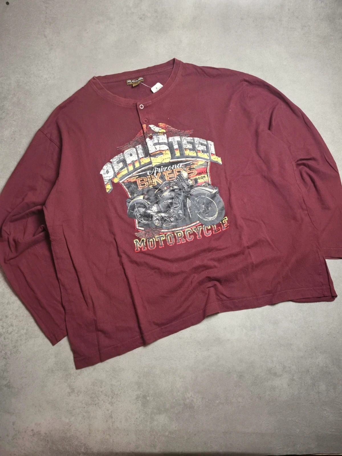 T-shirt manches longues Atlas for Men – Motard Biker – 4XL – AFM2236