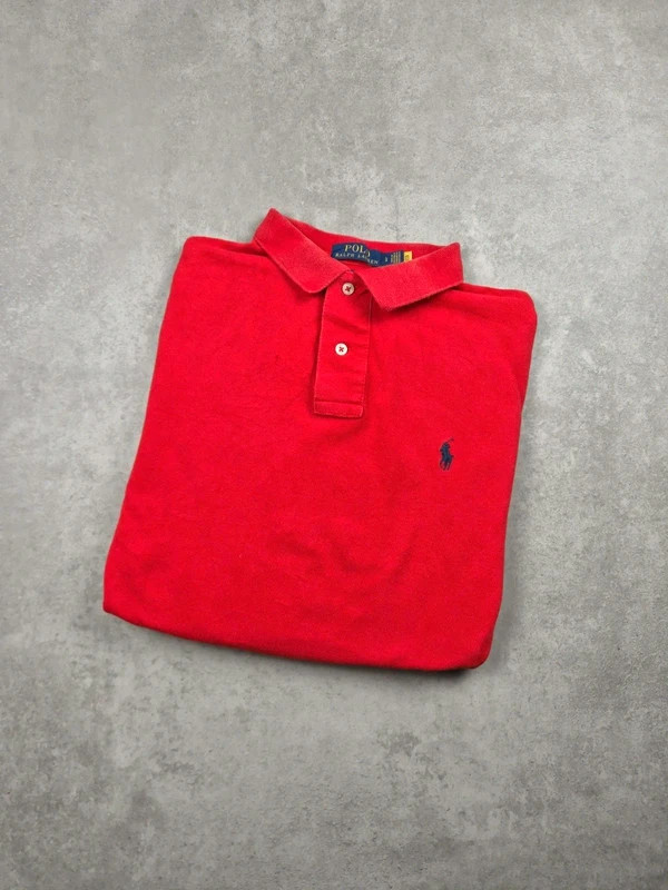 Polo Ralph lauren Rouge taille L DSC45