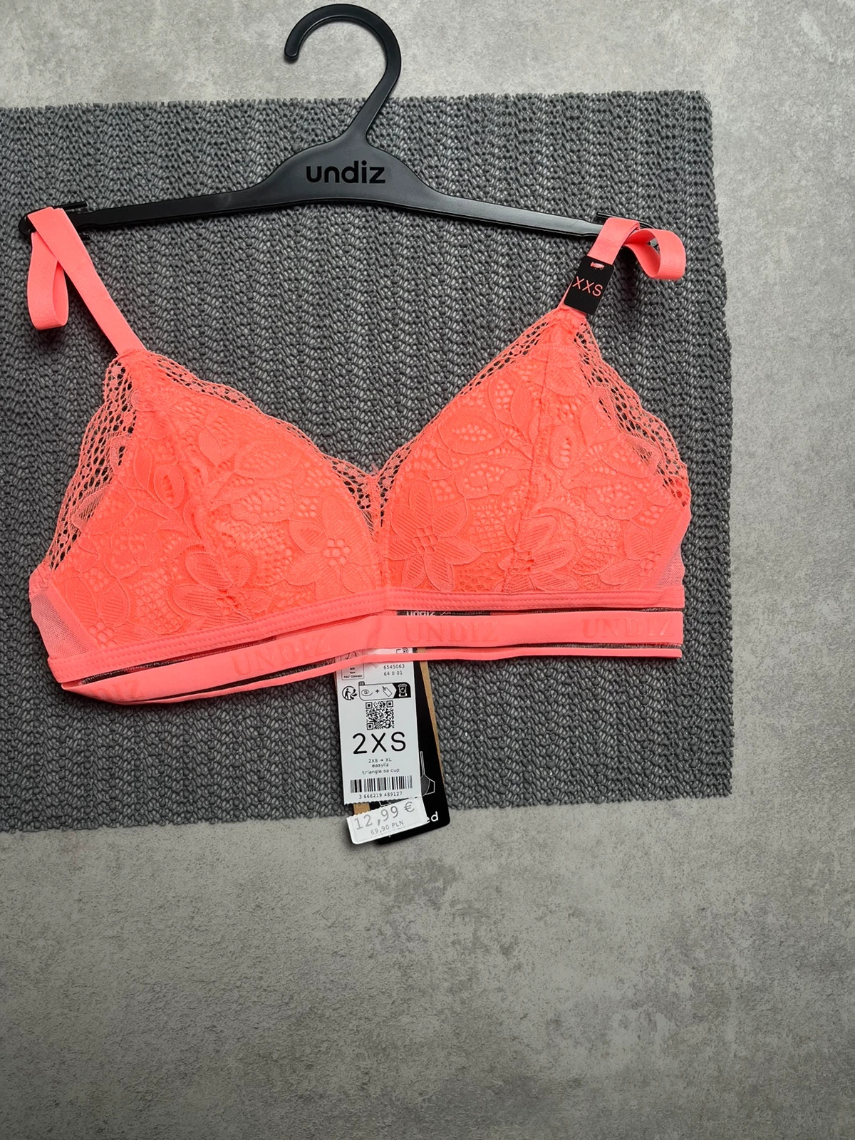 Soutien-gorge Undiz Abricot Corail clair taille XXS 56