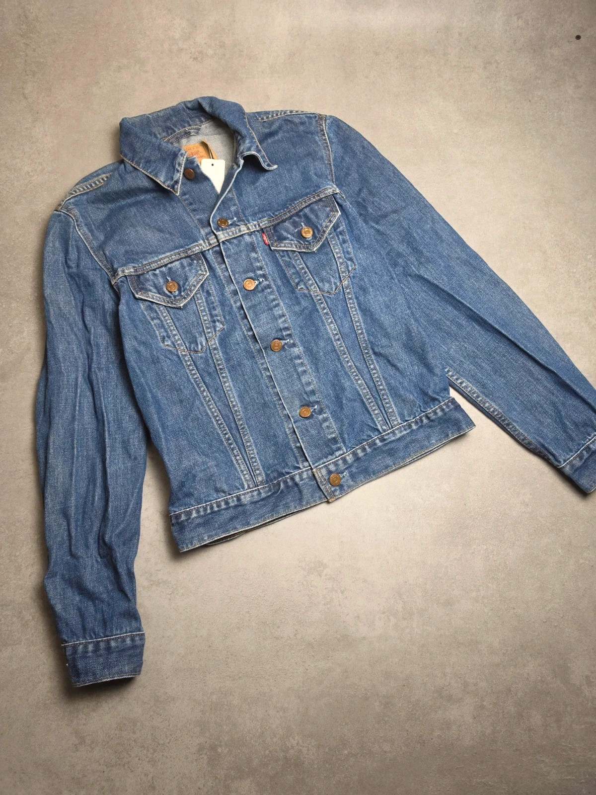 Veste en jean Levi's 70500 vintage trucker jacket bleu délavé taille M | LEVI103