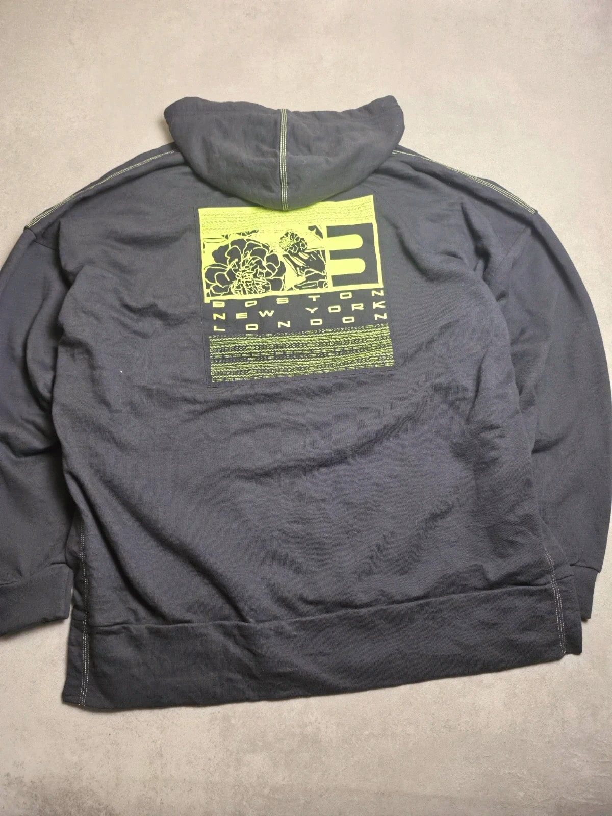 Pull vintage boston Adidas Noir taille XL PAD123