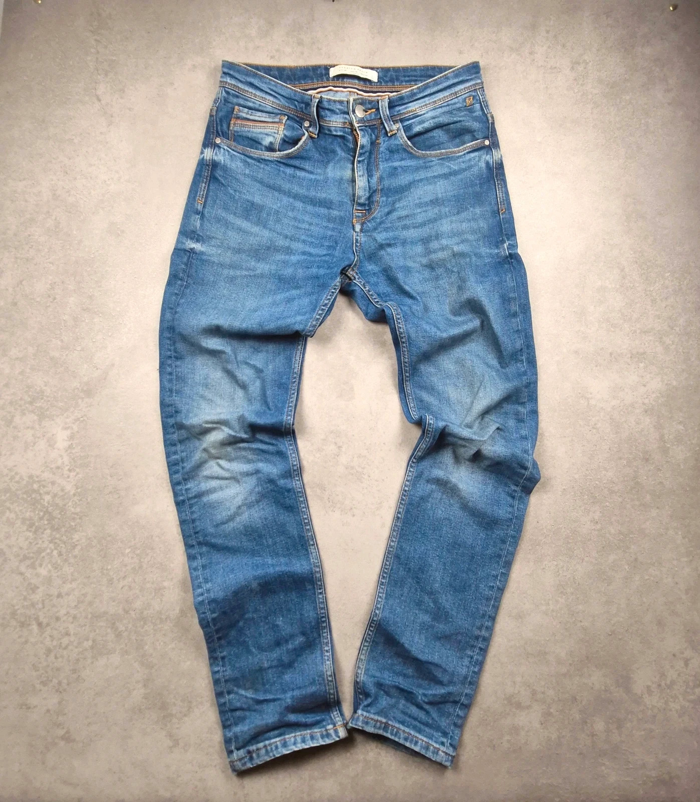 Jeans droit Zara Bleu taille 38 ADZ3