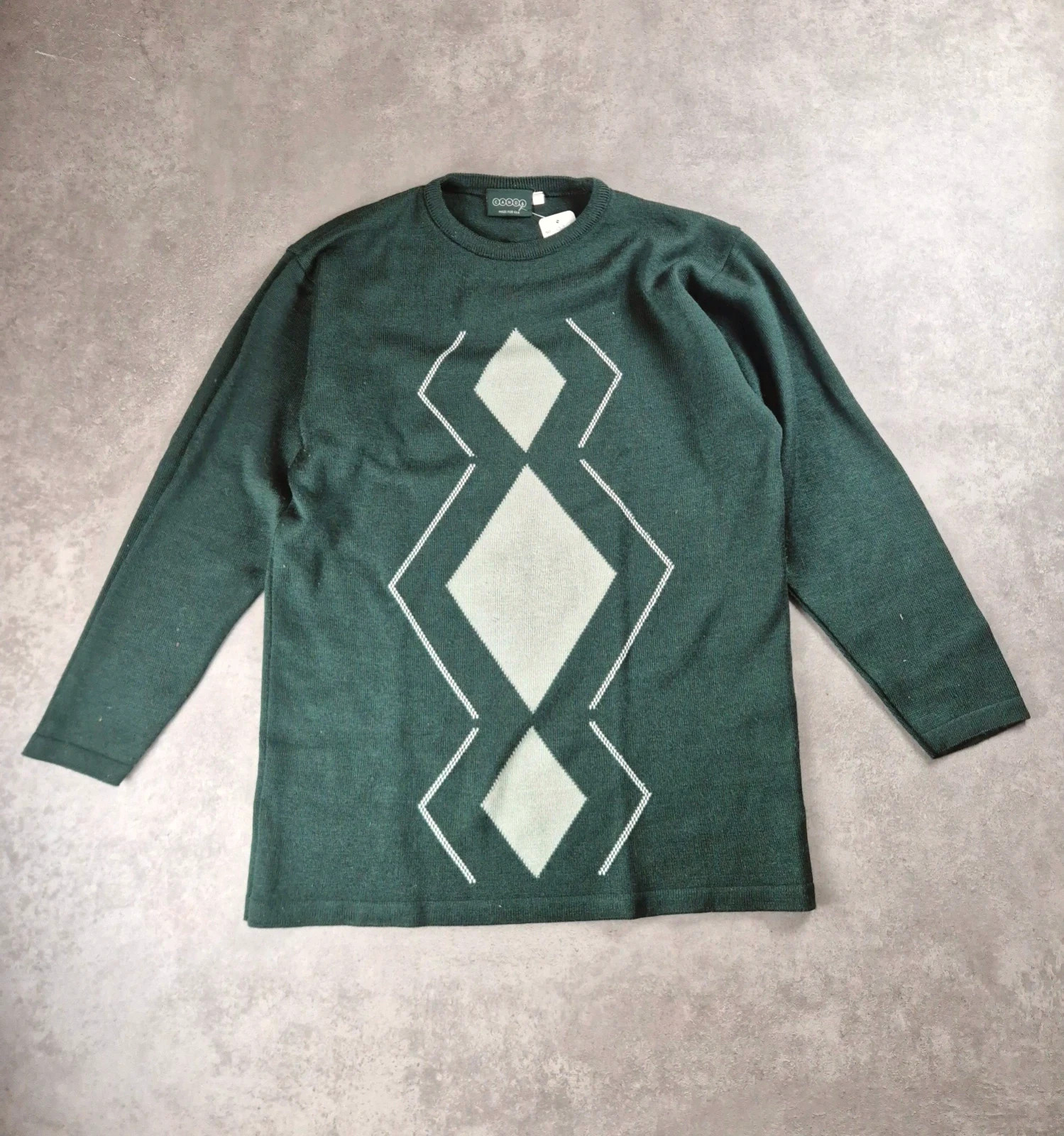 Pull vintage Canda Vert taille S CAN164