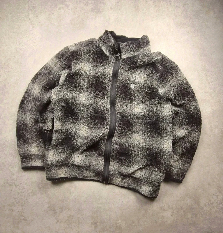 Veste polaire Oxbow grise zippée motif chiné